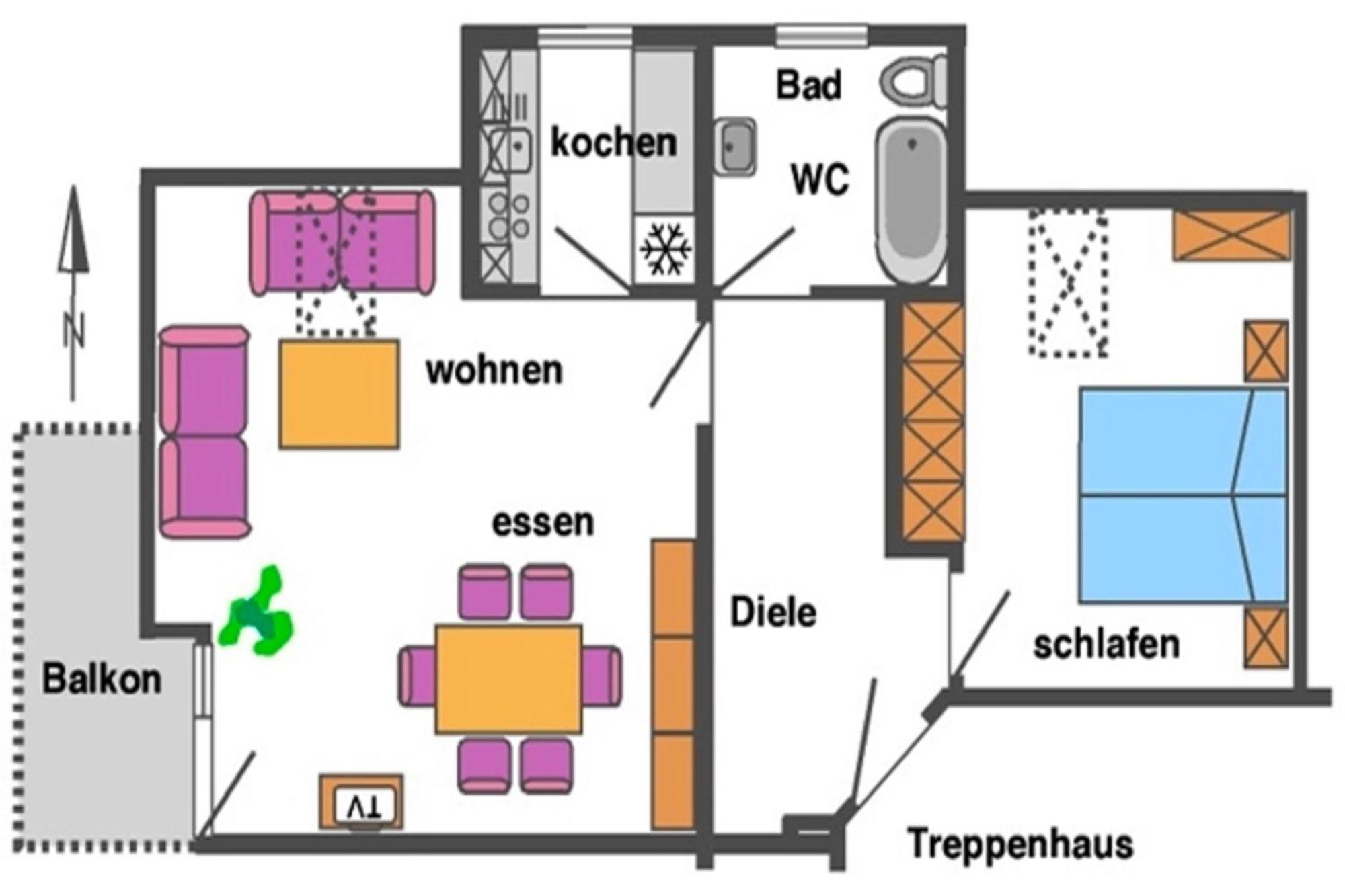 Residenz "Am Postplatz", Whg 15 Apartment Zingst Luaran gambar